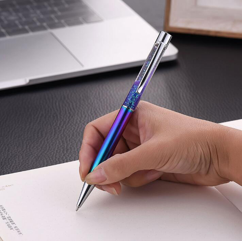 16 Color Gold Ballpoint Pen Creative Quicksand Metal Crystal Gift Pen for Writing Stationery Office & School Supplies, 01
16 Color Gold Ballpoint Pen Creative Quicksand Metal Crystal Gift Pen for Writing Stationery Office & School Supplies, 01
