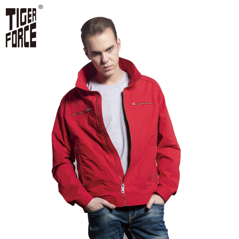 TIGER FORCE 2017 Brand Jacket Men Fashion Casual Jacket Spring Autumn Coat Red Solid Zipper Short Free Shipping 31369
TIGER FORCE 2017 Brand Jacket Men Fashion Casual Jacket Spring Autumn Coat Red Solid Zipper Short Free Shipping 31369