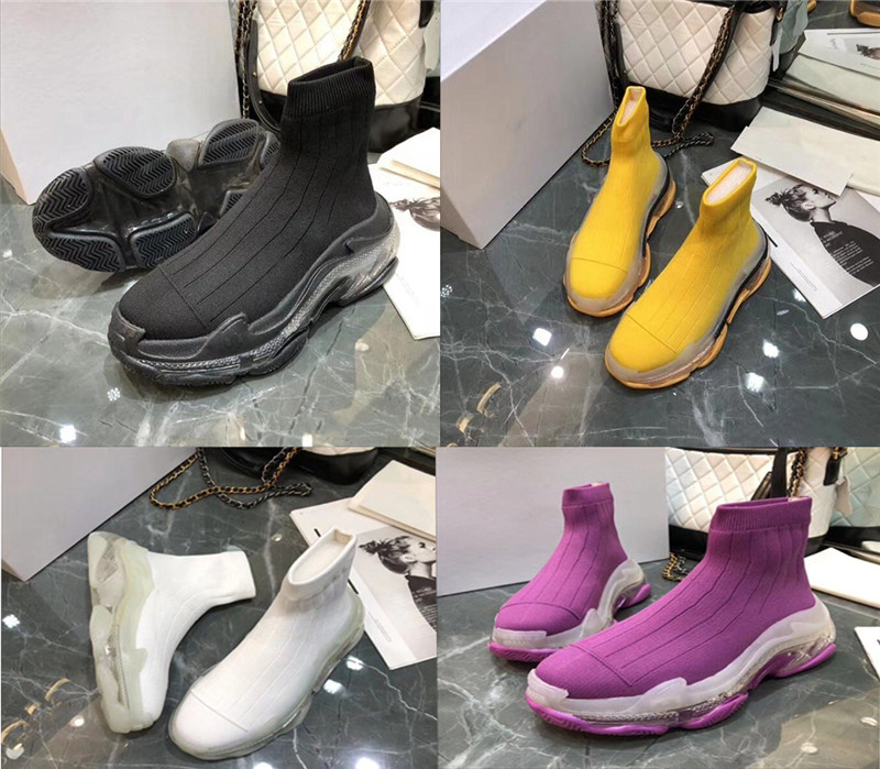 New Fashion shoes Paris Triple S Knit Socks pink black white Stylist Sneakers Mens And Womens Casual Shoes Top Quality Running shoes, Color 2
New Fashion shoes Paris Triple S Knit Socks pink black white Stylist Sneakers Mens And Womens Casual Shoes Top Quality Running shoes, Color 2