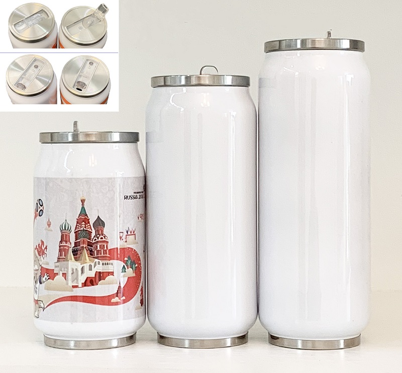 DIY Sublimation mug 9 12 15oz Cola Can with 2 Types Lids White Heat Transfer Coke Cans Stainless Steel Insulated Water Bottles Travel Mugs
DIY Sublimation mug 9 12 15oz Cola Can with 2 Types Lids White Heat Transfer Coke Cans Stainless Steel Insulated Water Bottles Travel Mugs