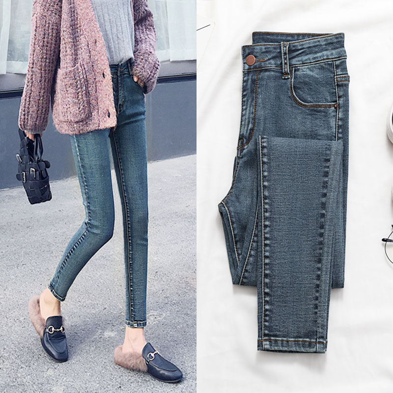 Chic Skinny Jeans Woman 2020 New Fashion High Waist Show Slim Denim Pencil Pants Woman Black Solid Elastic Jean Female, 198 black
Chic Skinny Jeans Woman 2020 New Fashion High Waist Show Slim Denim Pencil Pants Woman Black Solid Elastic Jean Female, 198 black