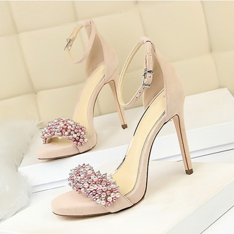 Boussac Pearl High Heel Sandals Women Solid Elegant Platform Sandals Women Faux Suede One Strap Party Shoes SWC0854, Pink
Boussac Pearl High Heel Sandals Women Solid Elegant Platform Sandals Women Faux Suede One Strap Party Shoes SWC0854, Pink