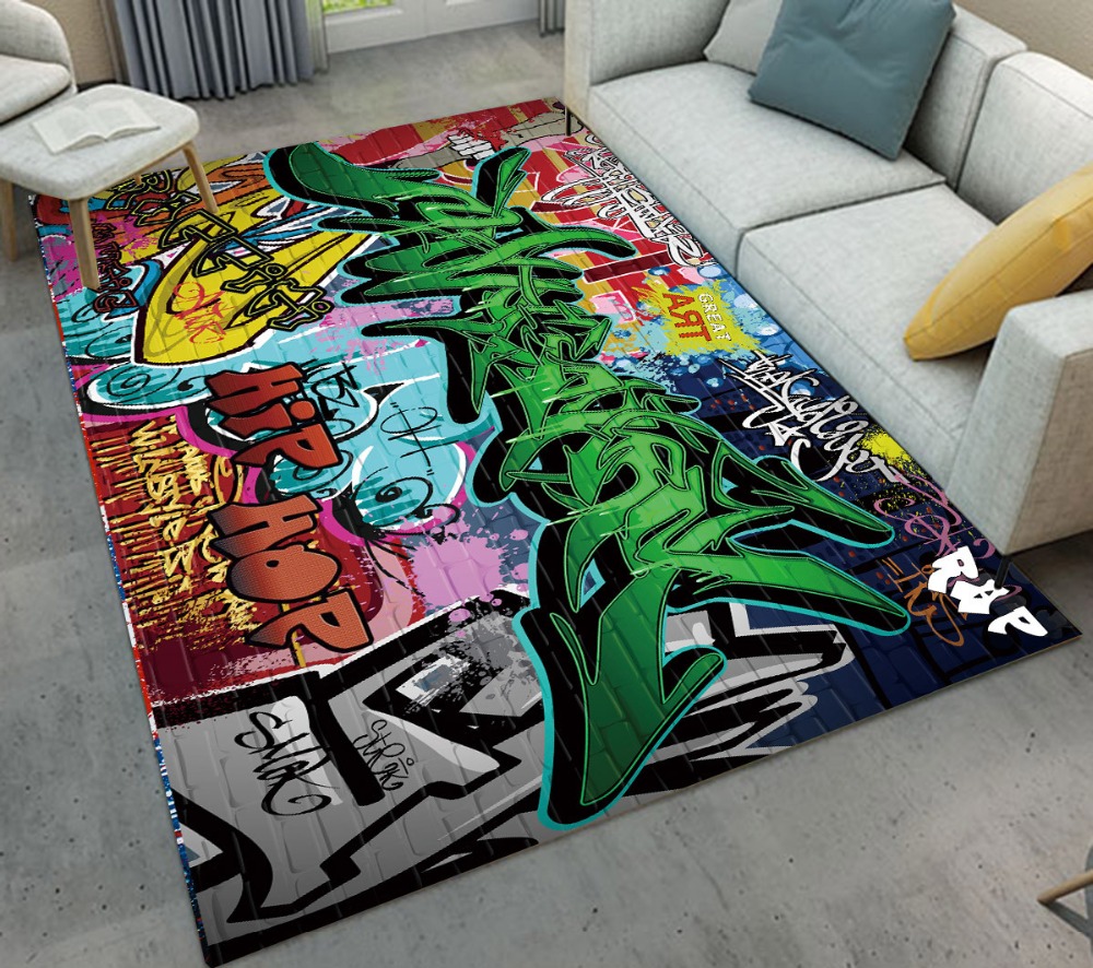 LB Non-slip Green Graffiti Area Rugs For Living Home Room Large In Carpet For Bedroom Floor Kitchen Cushion Bathroom Anti-skid
LB Non-slip Green Graffiti Area Rugs For Living Home Room Large In Carpet For Bedroom Floor Kitchen Cushion Bathroom Anti-skid