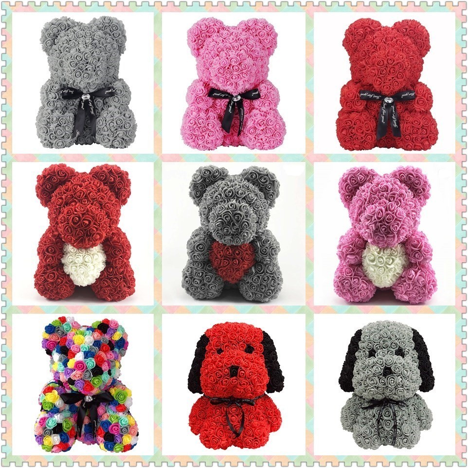 Wholesale 25\40cmcm Red Bear Rose Teddy Bear Rose Flower Artificial Decoration Christmas Gifts For Women Valentines Gift, Bear and gift box 25
Wholesale 25\40cmcm Red Bear Rose Teddy Bear Rose Flower Artificial Decoration Christmas Gifts For Women Valentines Gift, Bear and gift box 25