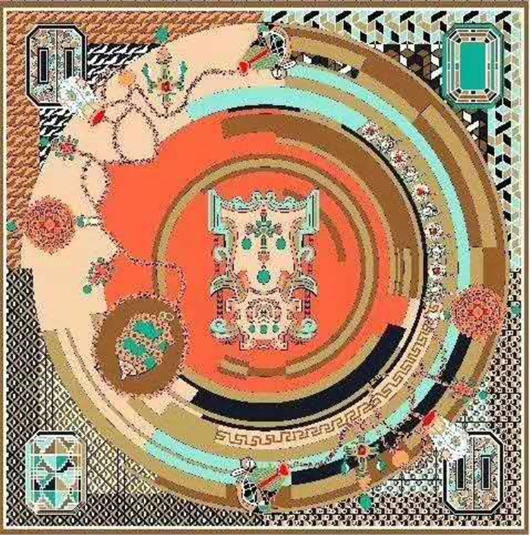 130*130 Twill Silk Women Scarf Euro Design horse Print Square Scarves High Quality Large Silk Shawls