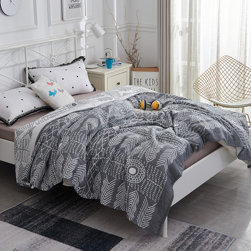 iDouillet Soft Lightweight 3 Layers Cotton Muslin Blanket Quilt Adult Bedding Coverlet Bedspread Oversized 200x230cm
iDouillet Soft Lightweight 3 Layers Cotton Muslin Blanket Quilt Adult Bedding Coverlet Bedspread Oversized 200x230cm