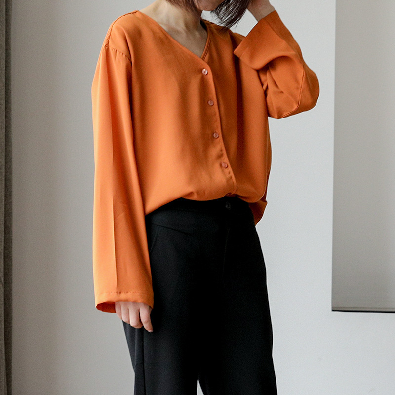 DEAT 2020 New Spring Summer Fashion Casual Long Sleev Loose Patchwork V Neck Single-breasted Solid Slim Shirt Women Top SB435, Black
DEAT 2020 New Spring Summer Fashion Casual Long Sleev Loose Patchwork V Neck Single-breasted Solid Slim Shirt Women Top SB435, Black