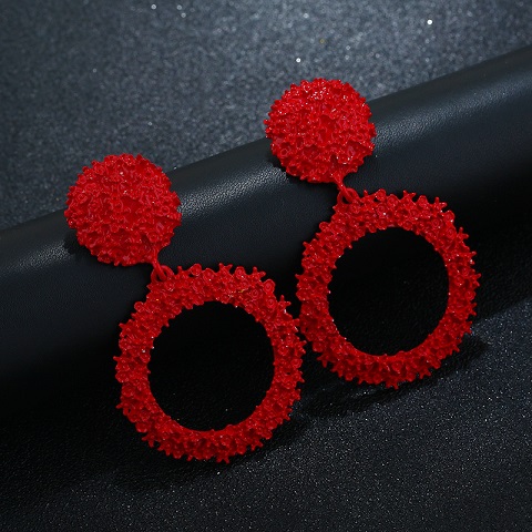 Wholesale- fashion luxury designer vintage exaggerated simple 3d carved geometric circles woman pendant stud earrings
Wholesale- fashion luxury designer vintage exaggerated simple 3d carved geometric circles woman pendant stud earrings