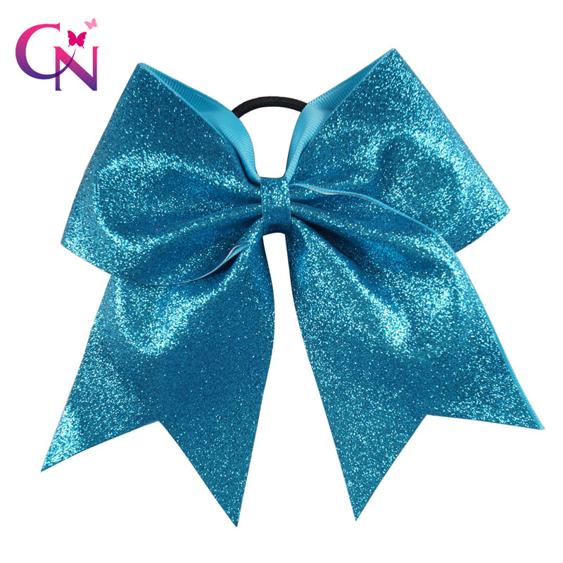 CN 8 Pcs/lot 7" Solid Sparkling Glitter Cheer Bow With Elastic For Girls Kids Large Bling Elastic Ponytail Hair Accessories, Blue
CN 8 Pcs/lot 7" Solid Sparkling Glitter Cheer Bow With Elastic For Girls Kids Large Bling Elastic Ponytail Hair Accessories, Blue
