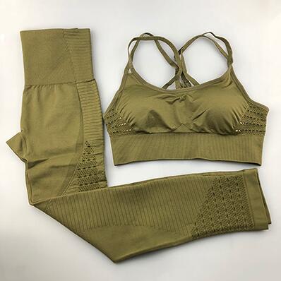 Wholesale-Women Yoga Set Fitness Clothing Sportswear Woman Gym Leggings Padded Push-up Strappy Sports Bra 2 Pcs Sports Suits, Black
Wholesale-Women Yoga Set Fitness Clothing Sportswear Woman Gym Leggings Padded Push-up Strappy Sports Bra 2 Pcs Sports Suits, Black