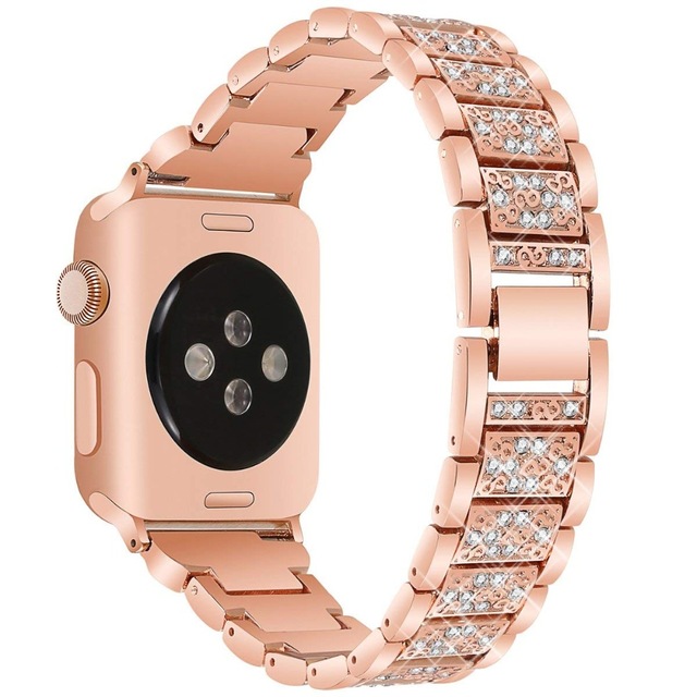 Luxury watchband For Apple Watch band 44mm 40mm 38/42mm women Diamonds Bands iwatch series 4 3 2 1 wrist bracelet stainless steel watch band
Luxury watchband For Apple Watch band 44mm 40mm 38/42mm women Diamonds Bands iwatch series 4 3 2 1 wrist bracelet stainless steel watch band
