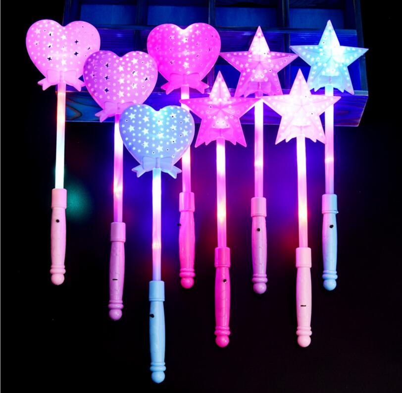 selling concert light stick star hollow glow magic stick bunny children flash stick led light toy new gift