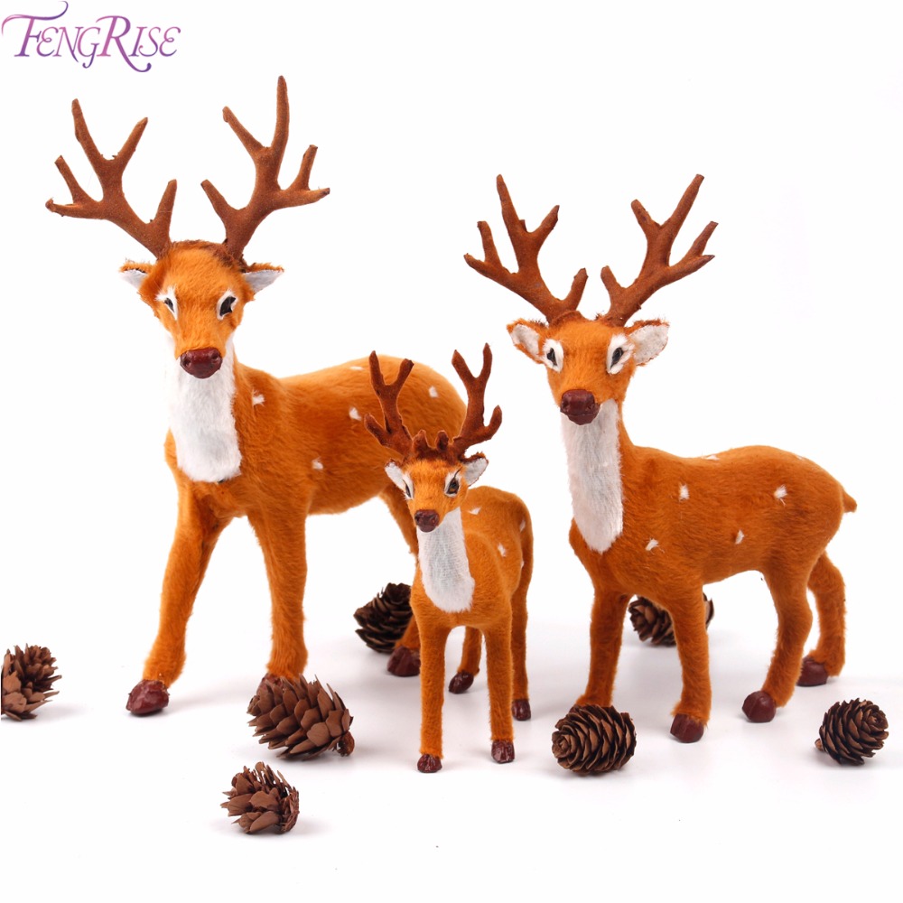 FENGRISE 15cm 20cm 25cm Simulated Plush Reindeer Fake Furry Deer for Home Decor Christmas Decoration Navidad New Year Supplies
FENGRISE 15cm 20cm 25cm Simulated Plush Reindeer Fake Furry Deer for Home Decor Christmas Decoration Navidad New Year Supplies