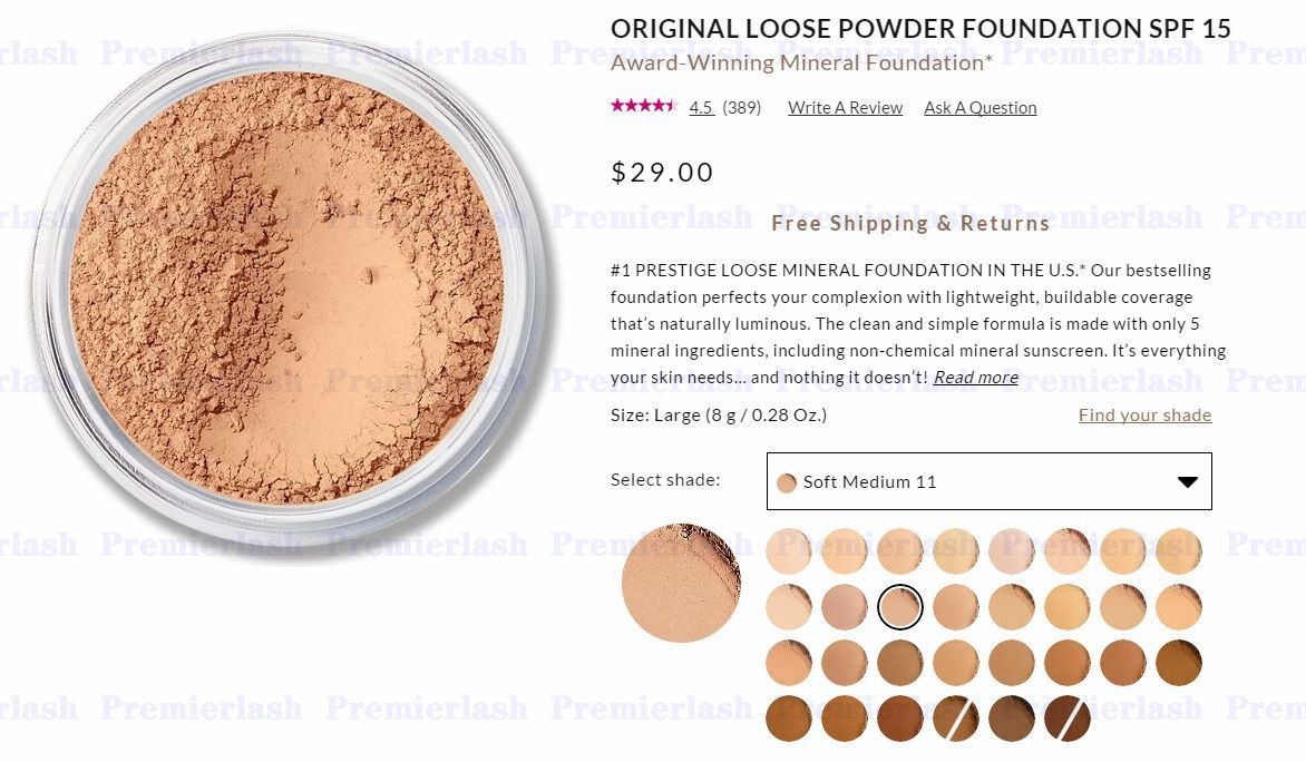 Fast Shipping Minerals original Foundation 8g NEW Click/Lock fairly light /medium beige/summer bisque/illuminating 9g, Originalspf25 mineral veil
Fast Shipping Minerals original Foundation 8g NEW Click/Lock fairly light /medium beige/summer bisque/illuminating 9g, Originalspf25 mineral veil