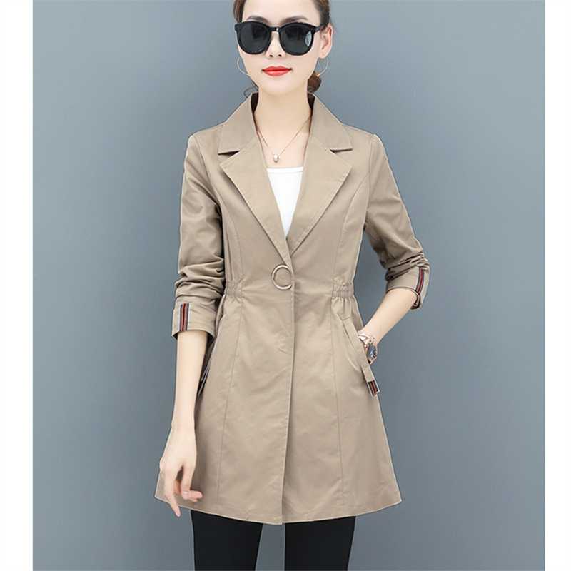 Mid-Length Windbreaker Coat Women 2019 Spring Autumn Fashion New Slim Casual Long Sleeve Windbreaker Jacket Tide H00413, Blue
Mid-Length Windbreaker Coat Women 2019 Spring Autumn Fashion New Slim Casual Long Sleeve Windbreaker Jacket Tide H00413, Blue