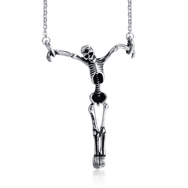 Steel Color Fashion Men's Skull Pendant Necklace Stainless Steel Link Chain Necklace Jewelry Gift for Men Boys J230, Silver
Steel Color Fashion Men's Skull Pendant Necklace Stainless Steel Link Chain Necklace Jewelry Gift for Men Boys J230, Silver
