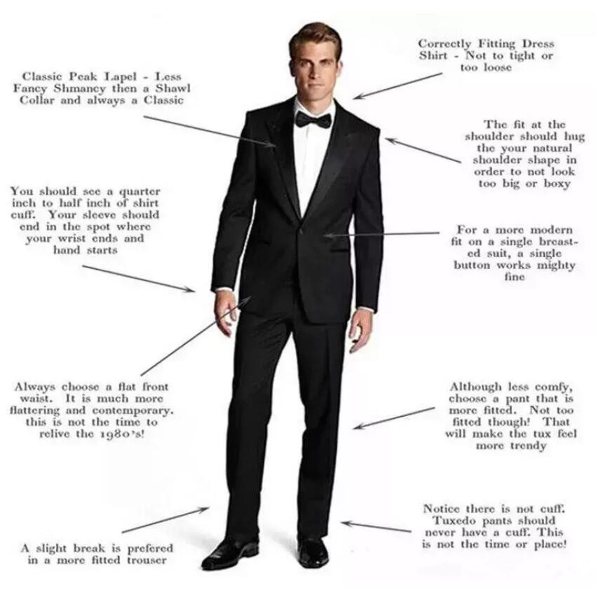 Modern Slim Fit Groom Tuxedos Teal Handsome One Button Formal Groom Wear Suits Best Men Blazers Custom-Made Plus Size Wedding Tuxedos