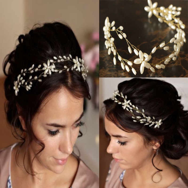 Classic White pearl Floral Wedding Headbands For Bride Hair Accessories Pearls Hairband Bride Tiaras Handmade Ornaments Jewelry
Classic White pearl Floral Wedding Headbands For Bride Hair Accessories Pearls Hairband Bride Tiaras Handmade Ornaments Jewelry