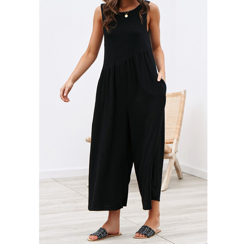 Women Jumpsuit Summer Vintage Overall Casual Sleeveless Romper Loose Backless One Piece Jumpsuit Women Playsuit Womens Clothing, As photo shows
Women Jumpsuit Summer Vintage Overall Casual Sleeveless Romper Loose Backless One Piece Jumpsuit Women Playsuit Womens Clothing, As photo shows