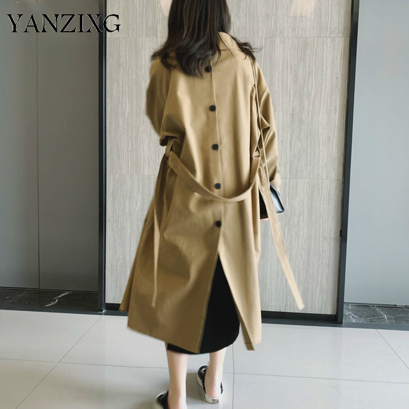 2019 Autumn Fashion Solid Color Windbreaker Female Wild Cotton Casual Trench Coat For Women Europe Women Clothing S246, Khaki
2019 Autumn Fashion Solid Color Windbreaker Female Wild Cotton Casual Trench Coat For Women Europe Women Clothing S246, Khaki