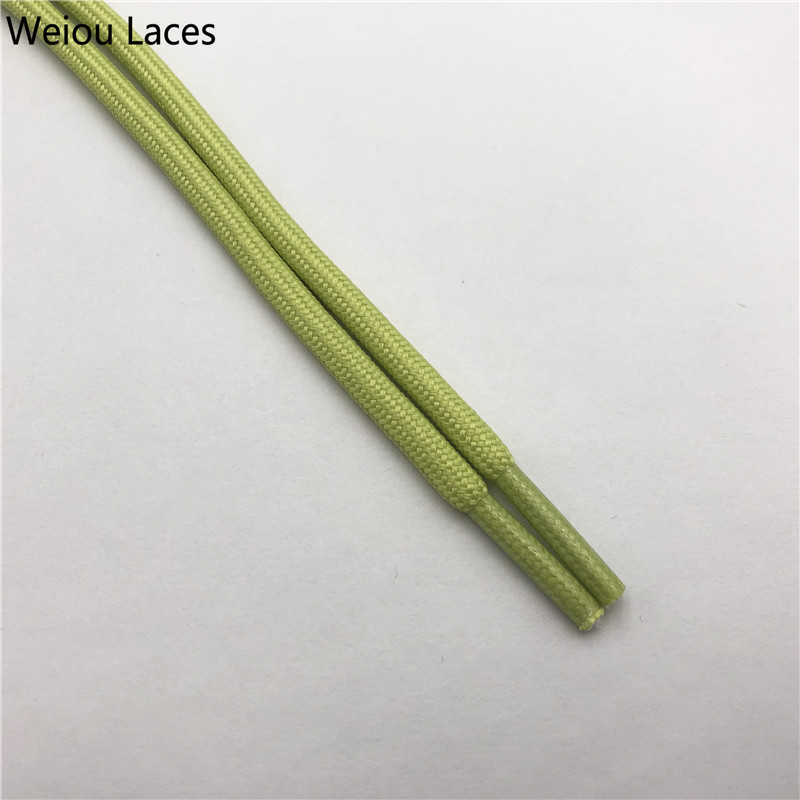 Weiou Fashion 5mm Polyester Rope Shoelaces Non-fading Outdoor Cord Sport Hiking Practical Bootlaces Strong Camping Shoes Laces 120cm
