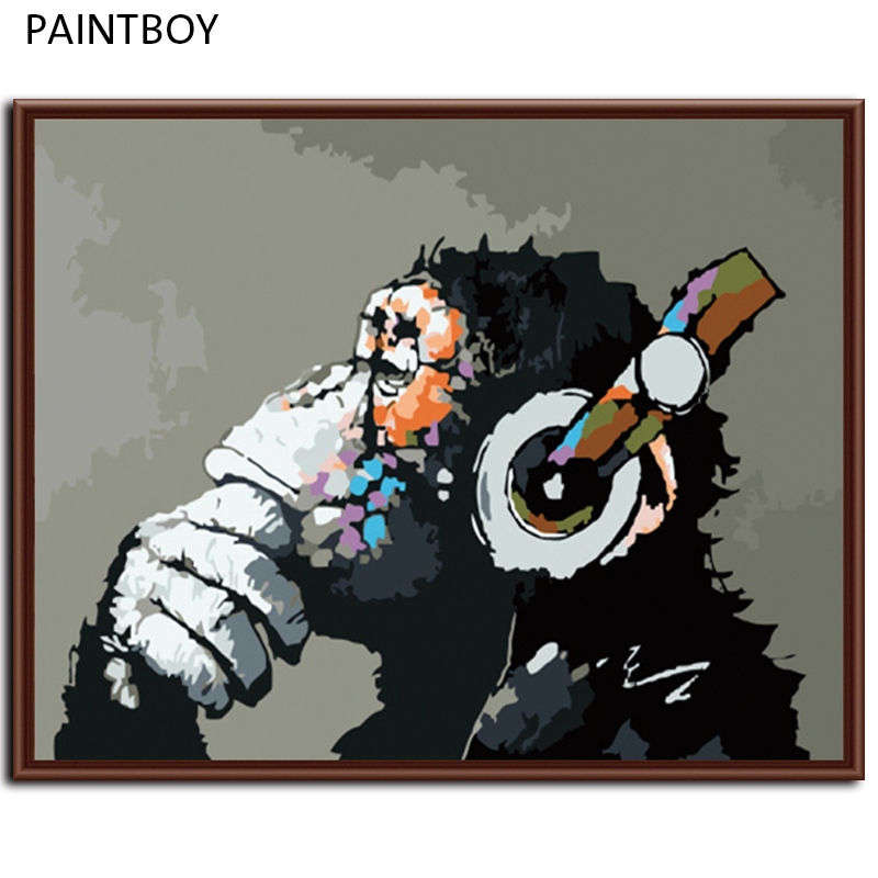 Abstract Monkey Framed Pictures Painting By Numbers DIY Oil Painting On Canvas Home Decoration G178 40*50cm
Abstract Monkey Framed Pictures Painting By Numbers DIY Oil Painting On Canvas Home Decoration G178 40*50cm