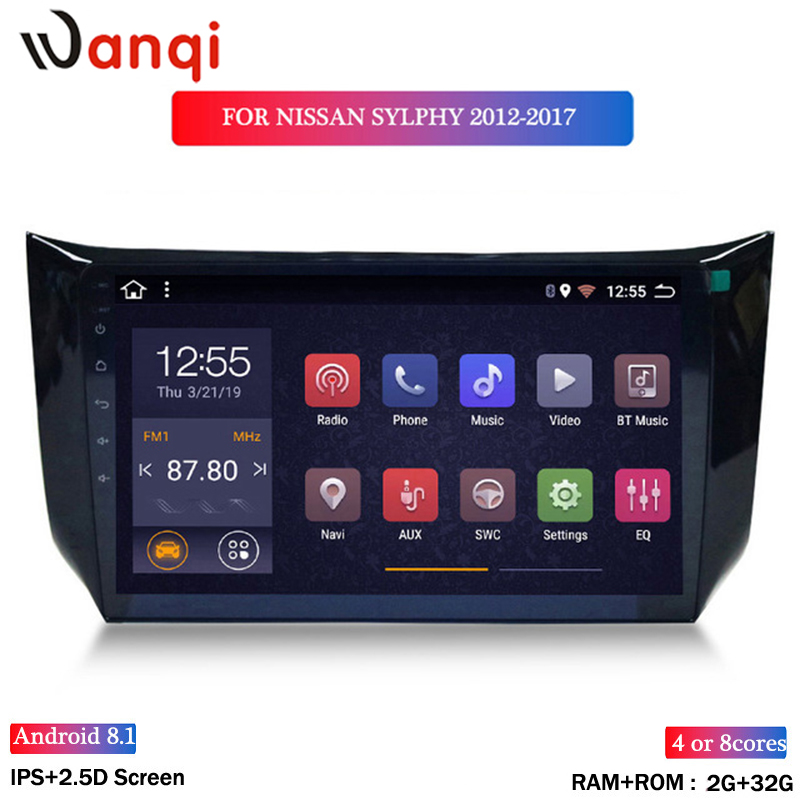Wanqi Android 8.1 2G 32G ROM 10 inch Android 8.1 Car DVD GPS Navigation For Sylphy 2012-2017 Multimedia Radio System
Wanqi Android 8.1 2G 32G ROM 10 inch Android 8.1 Car DVD GPS Navigation For Sylphy 2012-2017 Multimedia Radio System