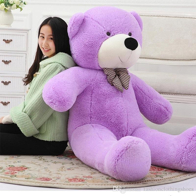 80cm teddy bear life size teddy bear christmas gift with high quality Right-angle measurements soft plush toy