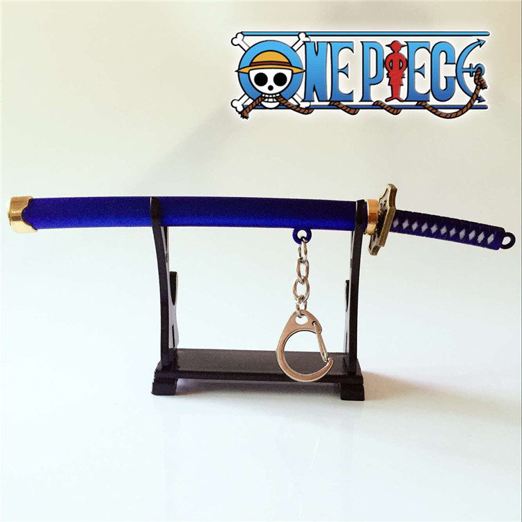 Special Roronoa Zoro Sword Keychain Buckle With Toolholder Scabbard Katana Sabre Car Key Chains Gift Keyrings