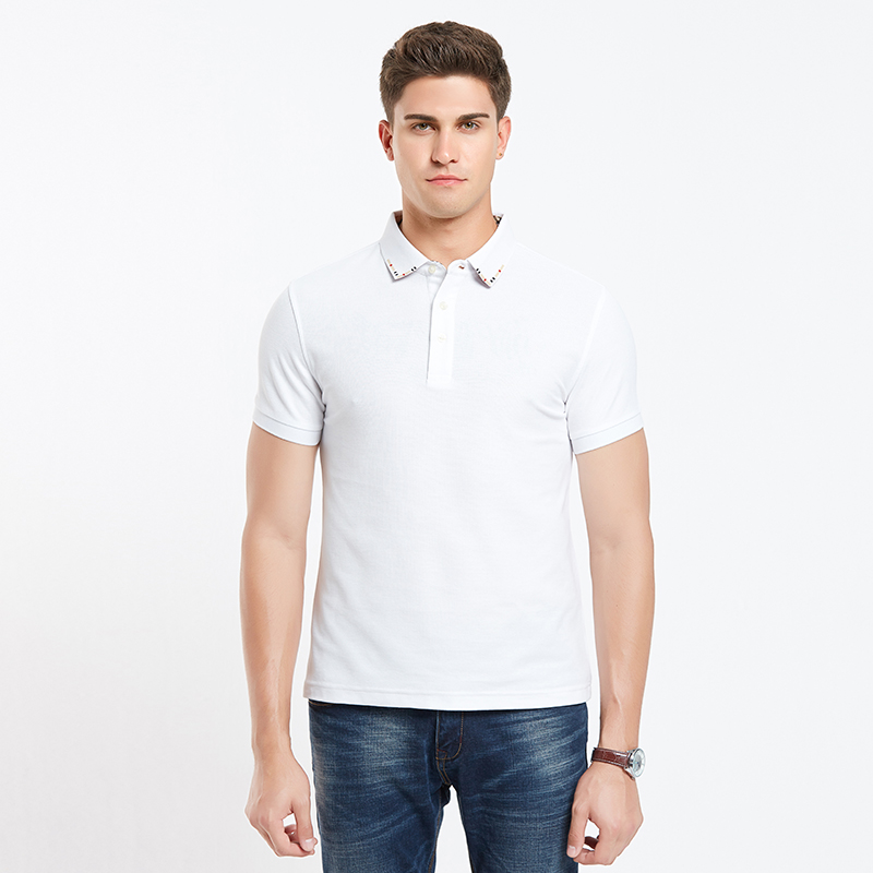 2020 summer solid high quality men new shirt fashion short-sleeved cotton and Polyester slim men T-shirt plus size -4XL, White
2020 summer solid high quality men new shirt fashion short-sleeved cotton and Polyester slim men T-shirt plus size -4XL, White