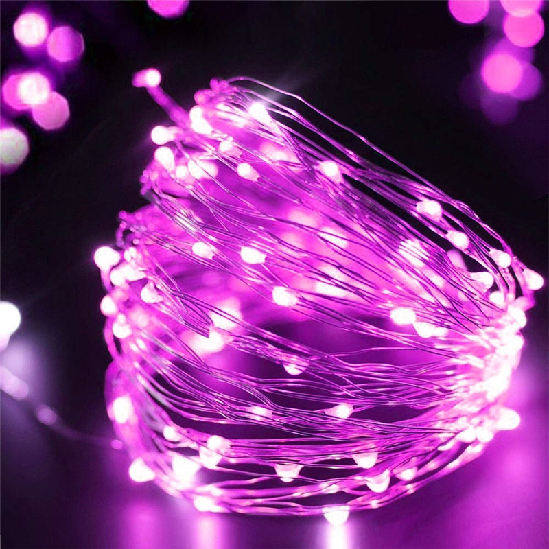 Led String Lights Solar Powered Copper Wire Fairy Lights 200 LEDs Waterproof 8 Modes Decorative Lighting for Garden Patio Christmas