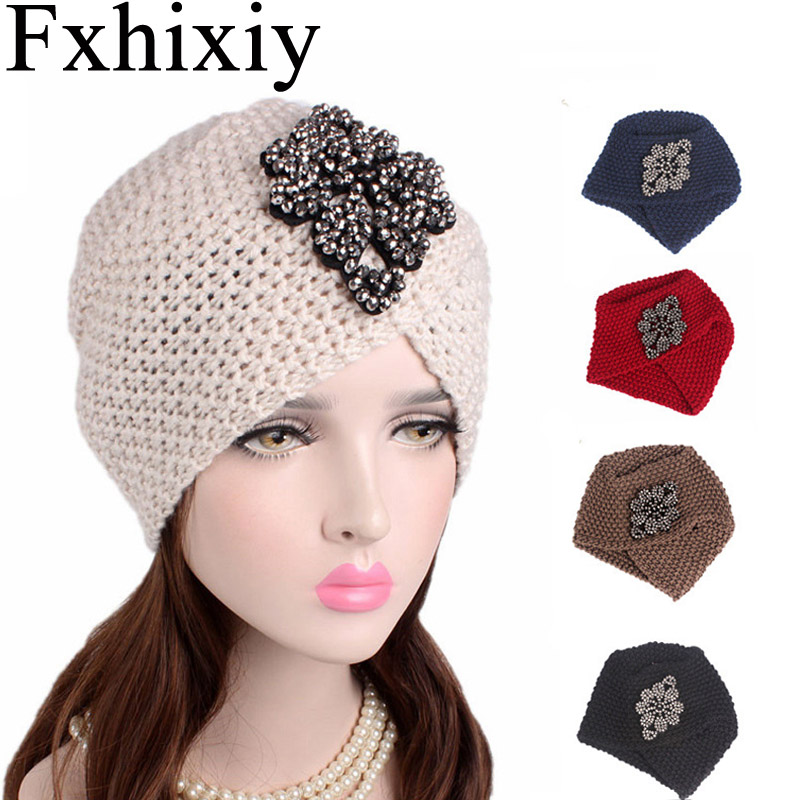 Muslim Women Cross Rhinestone Winter Warm Wool Knitted Crochet Turban Hat Chemo Headwear Cancer Patients Hair Accessories, Black
Muslim Women Cross Rhinestone Winter Warm Wool Knitted Crochet Turban Hat Chemo Headwear Cancer Patients Hair Accessories, Black