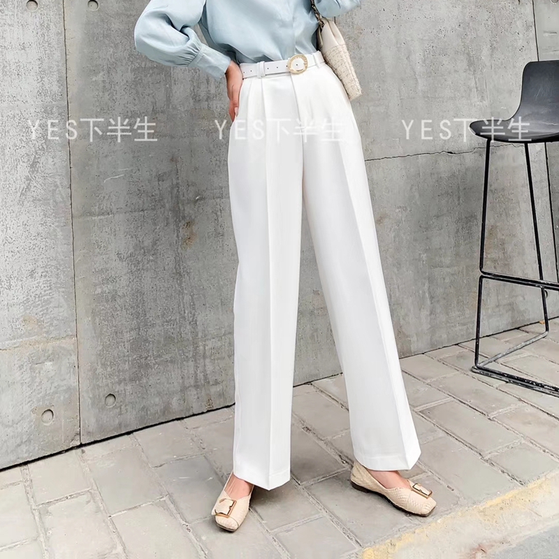 Office lady high waist pants wide-leg pants women' straight women' suit cargo women trousers women, Black
Office lady high waist pants wide-leg pants women' straight women' suit cargo women trousers women, Black