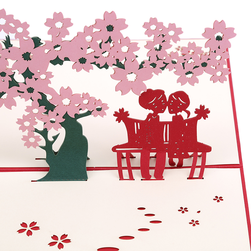 3D UP Card Wedding Cherry Tree Creative Cards Valentine's Day Anniversary Greeting Handmade Card Greeting Postcard Gifts
3D UP Card Wedding Cherry Tree Creative Cards Valentine's Day Anniversary Greeting Handmade Card Greeting Postcard Gifts
