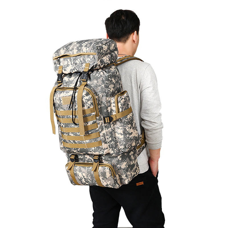 80L Large Capacity Man Army Tactical Backpacks Assault Bags Outdoor Sport Hiking Camping Bag Rucksack, Brwon
80L Large Capacity Man Army Tactical Backpacks Assault Bags Outdoor Sport Hiking Camping Bag Rucksack, Brwon