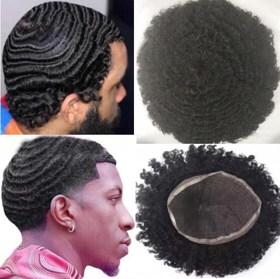 360 Wave Afro Full Lace Toupee Mens Wig 10A Brazilian Virgin Human Hairpieces for Men Fast Express Delivery, Black
360 Wave Afro Full Lace Toupee Mens Wig 10A Brazilian Virgin Human Hairpieces for Men Fast Express Delivery, Black