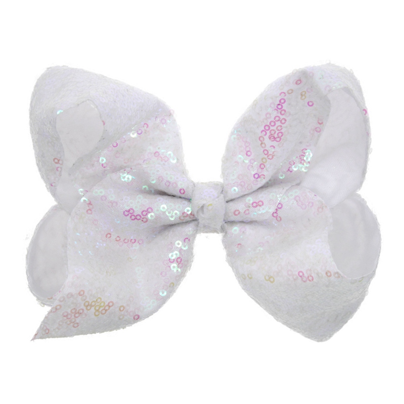 Hair Bows Clips Accessories for Girls Kids Hairpins Sequins Shining Large Big 8 INCH Bowknot Clip Barrettes Pary Headwear HC122