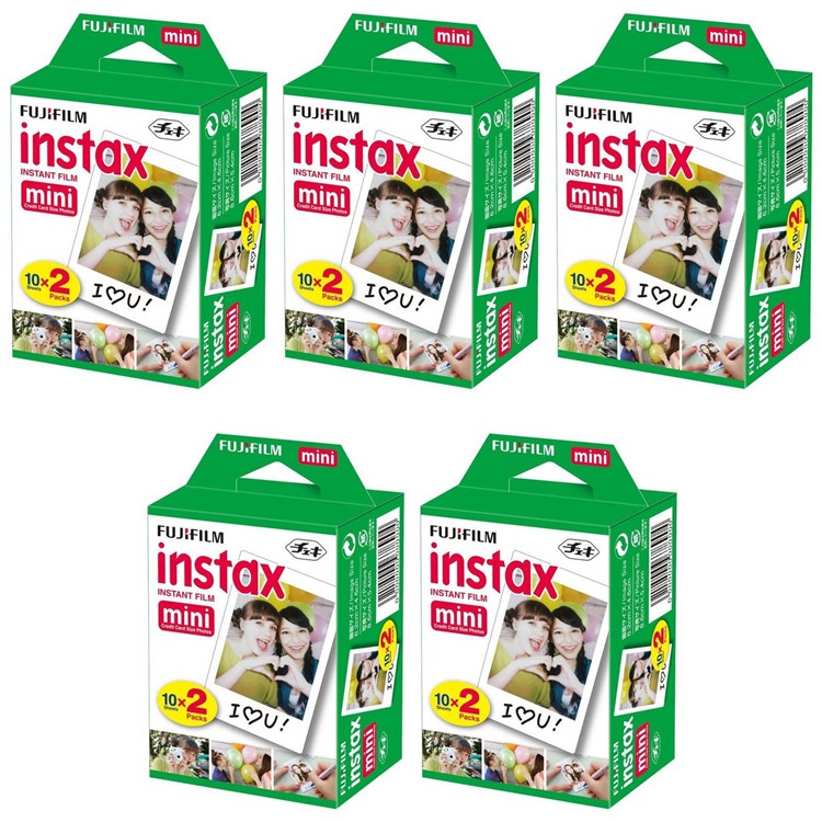 

20 Sheet box fujifilm instax mini 8 film 20 sheets for camera Instax mini 7s 25 50s 90 Photo Paper White Edge 3 inch wide film