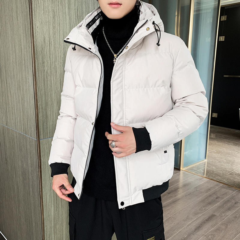Men's jacket winter new youth down cotton jacket casual tooling cotton coat bread coat big pocket, Black
Men's jacket winter new youth down cotton jacket casual tooling cotton coat bread coat big pocket, Black