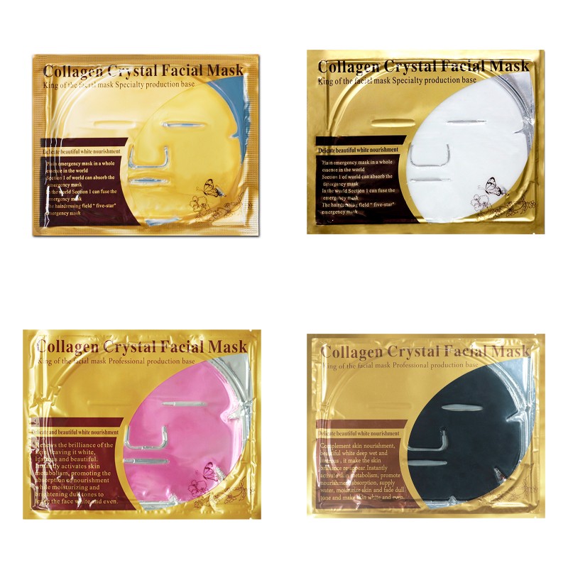 Gold Collagen Crystal Big Face Mask Nature Moisturizing Facial Mask Skin Care 5 color Korean Cosmetics Mask
Gold Collagen Crystal Big Face Mask Nature Moisturizing Facial Mask Skin Care 5 color Korean Cosmetics Mask