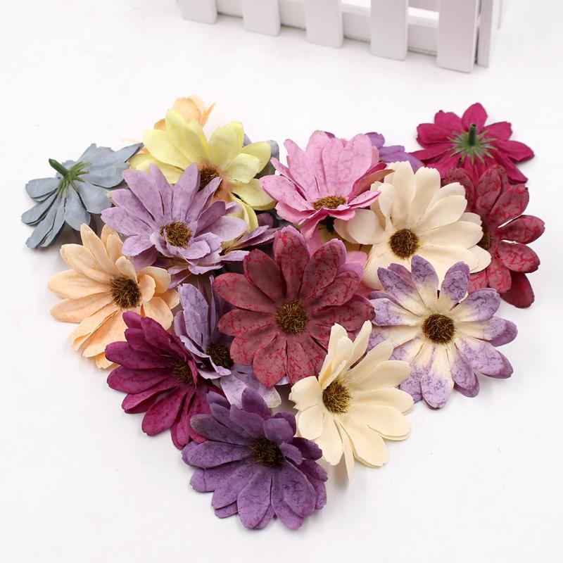 10pcs/lot 6cm Silk Retro Daisy Artificial Flower Head Wedding Decoration DIY Wreath Scrapbook Craft Fake Flowers Artificial Flowers
10pcs/lot 6cm Silk Retro Daisy Artificial Flower Head Wedding Decoration DIY Wreath Scrapbook Craft Fake Flowers Artificial Flowers