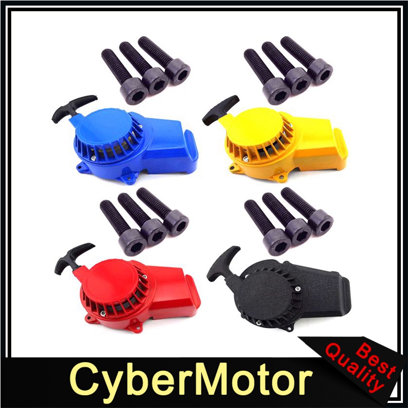 Aluminum Recoil Pull Start Starter With Screws For 2 Stroke 47cc 49cc Engine Pocket Bike Minimoto Dirt Bike Kids ATV Quad
Aluminum Recoil Pull Start Starter With Screws For 2 Stroke 47cc 49cc Engine Pocket Bike Minimoto Dirt Bike Kids ATV Quad