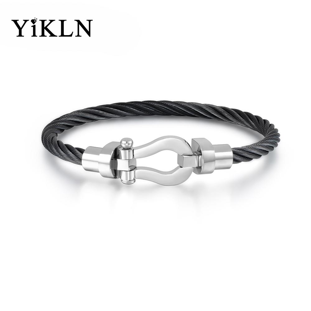 YiKLN Titanium Steel Unisex Lovey Bangle Classic Steel Wire Twist Cuff Wedding Bracelets & Bangles Jewlery For Women Men YB17024
YiKLN Titanium Steel Unisex Lovey Bangle Classic Steel Wire Twist Cuff Wedding Bracelets & Bangles Jewlery For Women Men YB17024