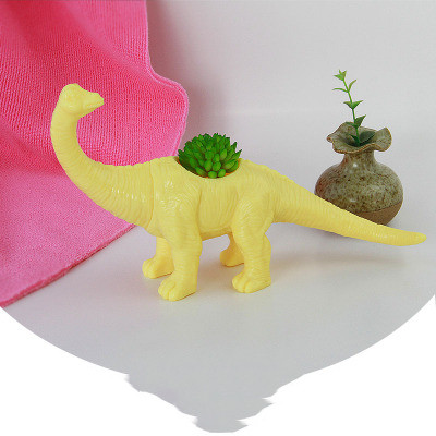 Colorful dinosaur animal planter flowerpot Plastic for Cactus Succulent Bonsai Plant Pot Flower bonsai Pots Container garden decoration