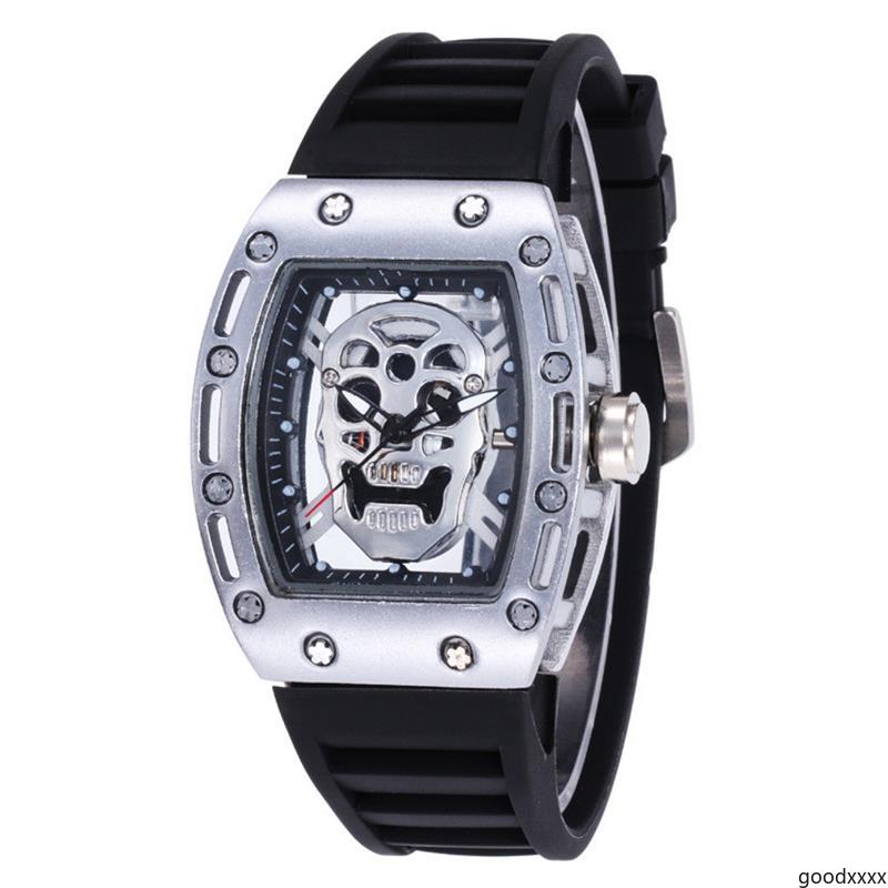goodxxxx Quartz watches Skull sport quartz watch Silicone Wristwatches Skull Sports watches MenCasual Fashion Skeleton Quartz watches, Black
goodxxxx Quartz watches Skull sport quartz watch Silicone Wristwatches Skull Sports watches MenCasual Fashion Skeleton Quartz watches, Black