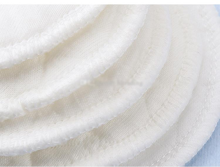 3 Layer Soft Absorbent Nursing Pads Washable Reusable Cotton Pads Breastfeeding Liners Breast Pad for Maternity Nursing