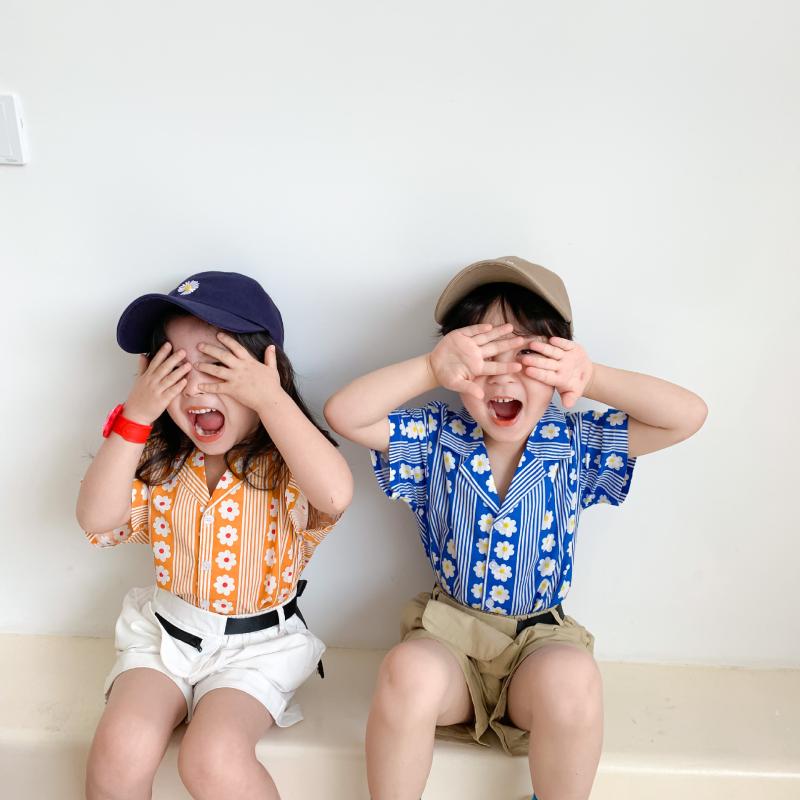 3683 New Children's Shirts Summer 2020 Short Sleeve Turn down Collar Flowers Blouses for Girls Boys 1-9years Kids Tops, Blue
3683 New Children's Shirts Summer 2020 Short Sleeve Turn down Collar Flowers Blouses for Girls Boys 1-9years Kids Tops, Blue