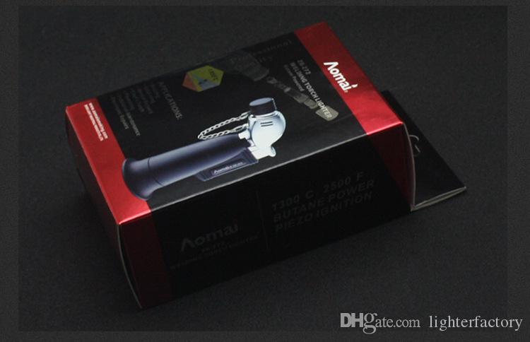 New Arrival Genuine Aomai Compact Butane Lighter Torch Lighters Gun Jet For Direct Impact Welding Tools W260202