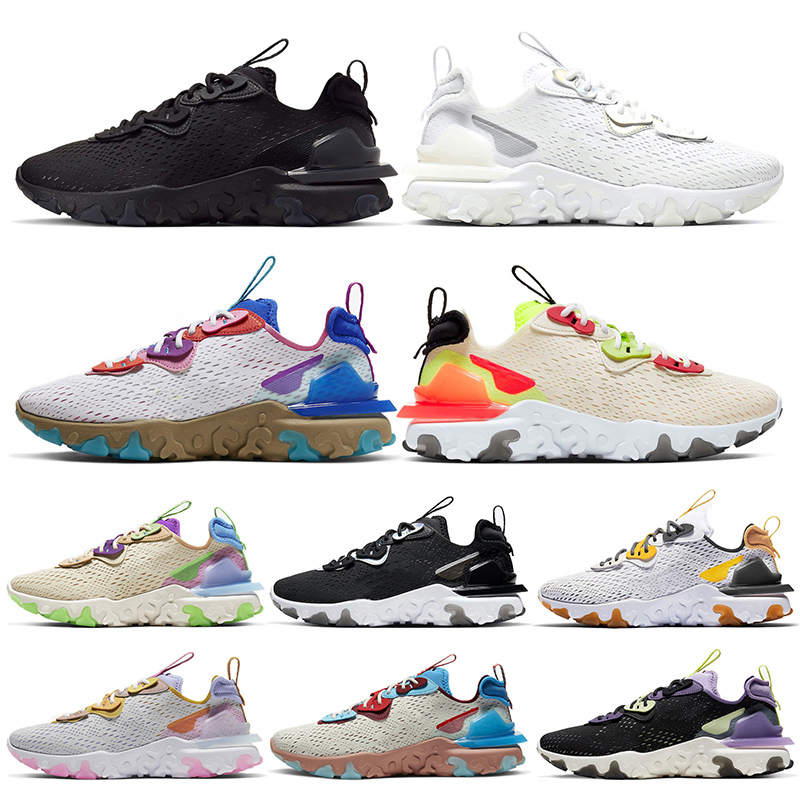 Wholesale React Vision Mens trainers Women running shoes Triple Black White Photon Dust Orange Top Quality Reat element 55 designer sneakers, #12 vision black white 36-45
Wholesale React Vision Mens trainers Women running shoes Triple Black White Photon Dust Orange Top Quality Reat element 55 designer sneakers, #12 vision black white 36-45