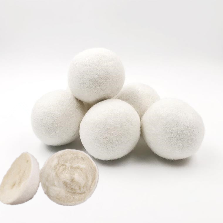 2.75 Inch Laundry Products Wool Dryer Balls Reusable Natural Fabric Softener Static Reduces Helps Dry Clothes Quicker
2.75 Inch Laundry Products Wool Dryer Balls Reusable Natural Fabric Softener Static Reduces Helps Dry Clothes Quicker